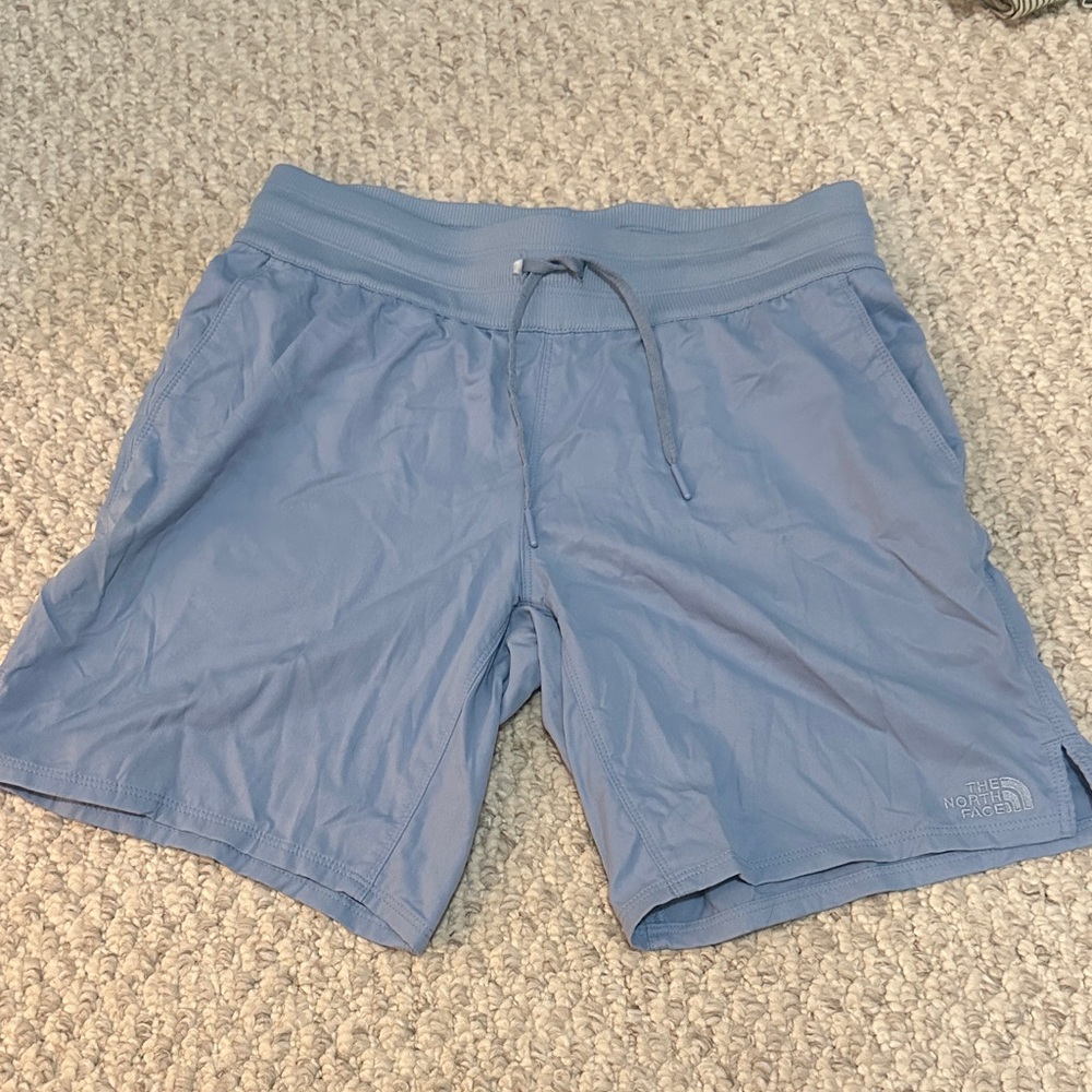 The North Face Light Blue Performance Shorts